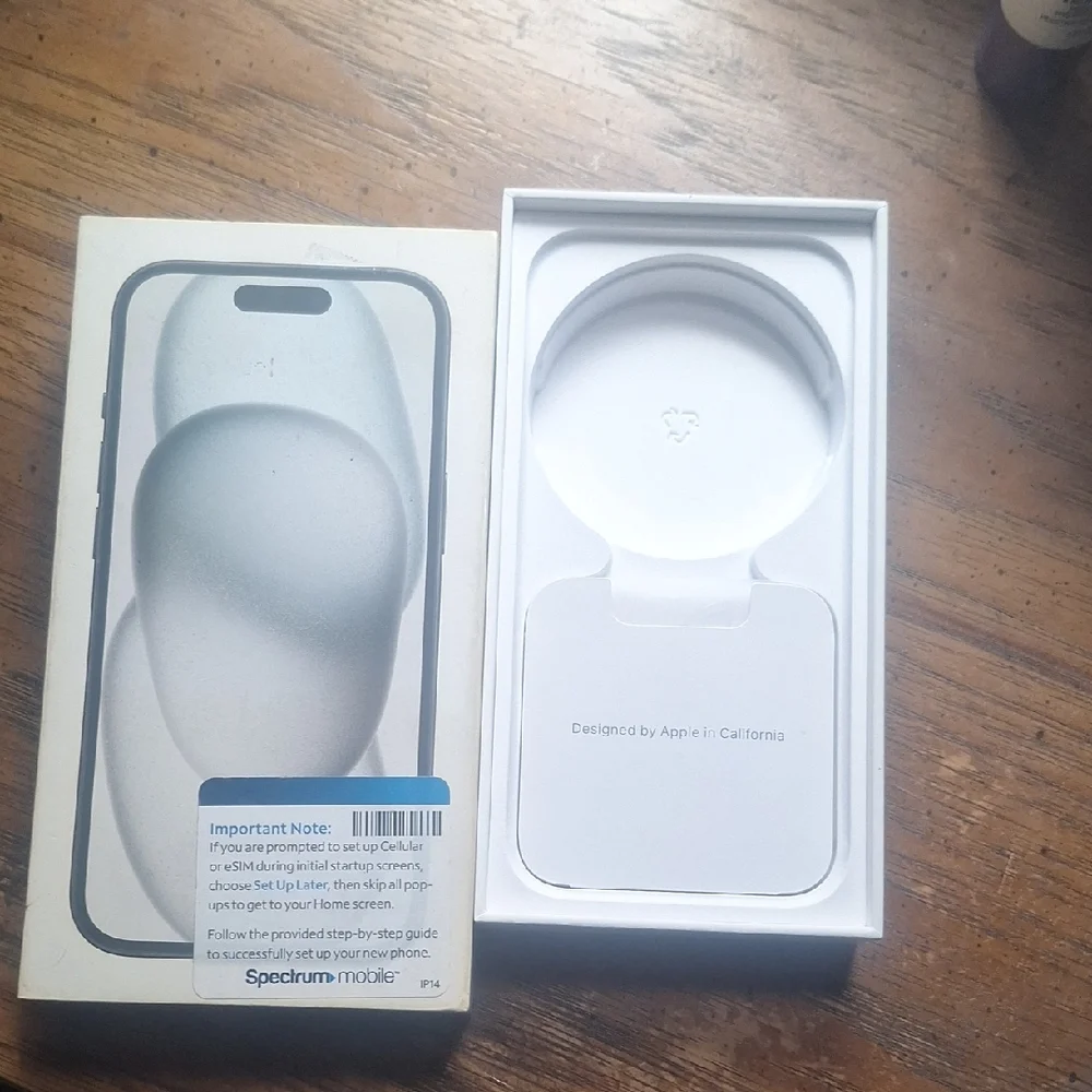 Apple iPhone Packaging with Insert - White